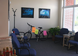 Reception room at Chiropractic Works