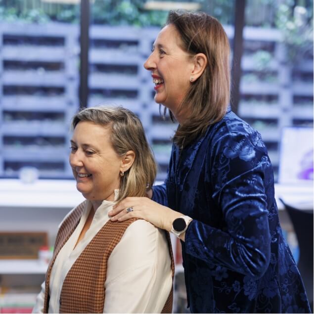 Dr.Louise with patient