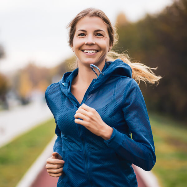woman running