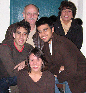 Dr. Jeffrey with his wife, Vicenta, and his children