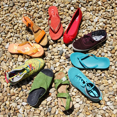 colorful footwares