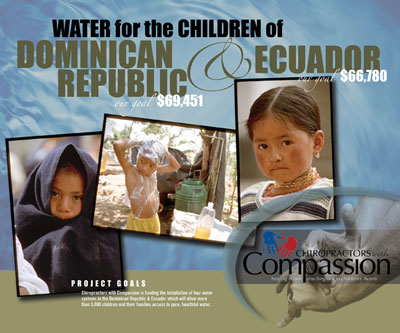 Water for the Children of Dominican Republic and Ecuador