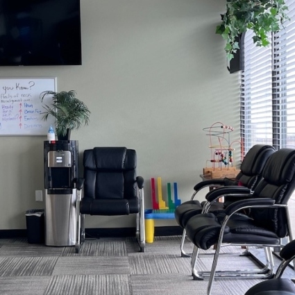 our waiting area