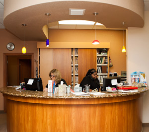 Front Desk at Parkside Health & Wellness Center