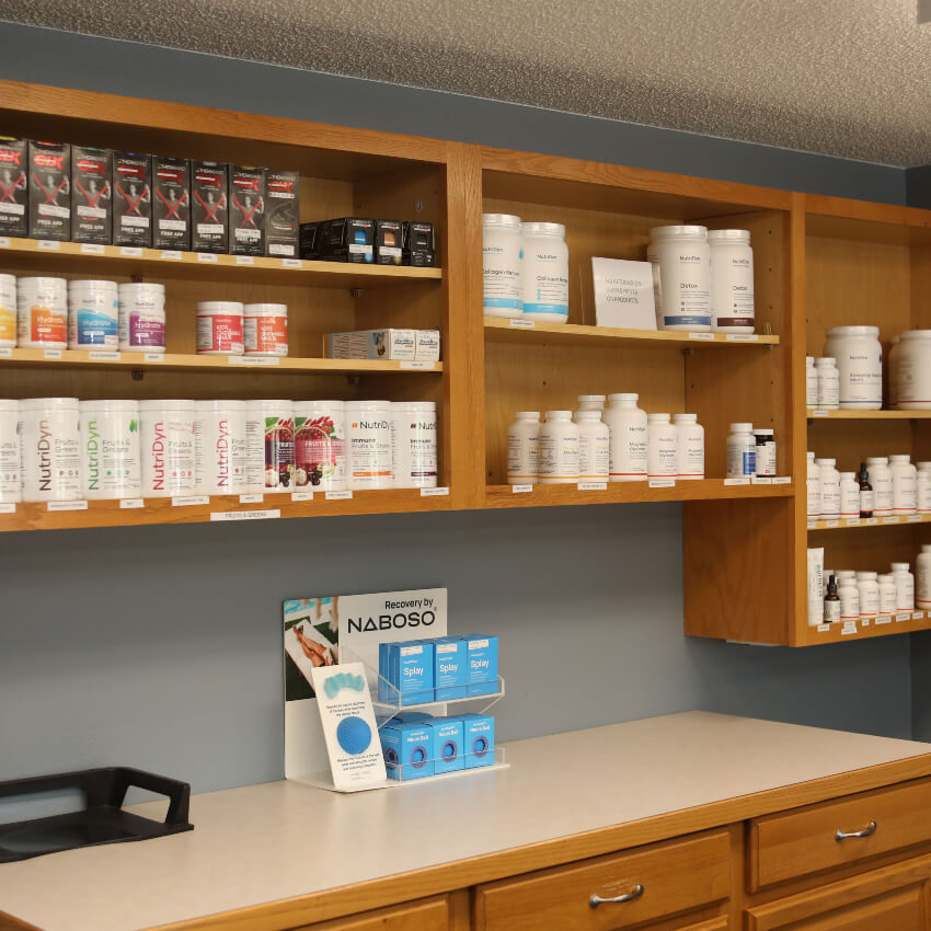 our supplement wall