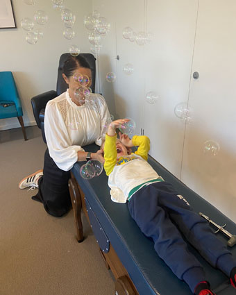 bubbles during adjustment