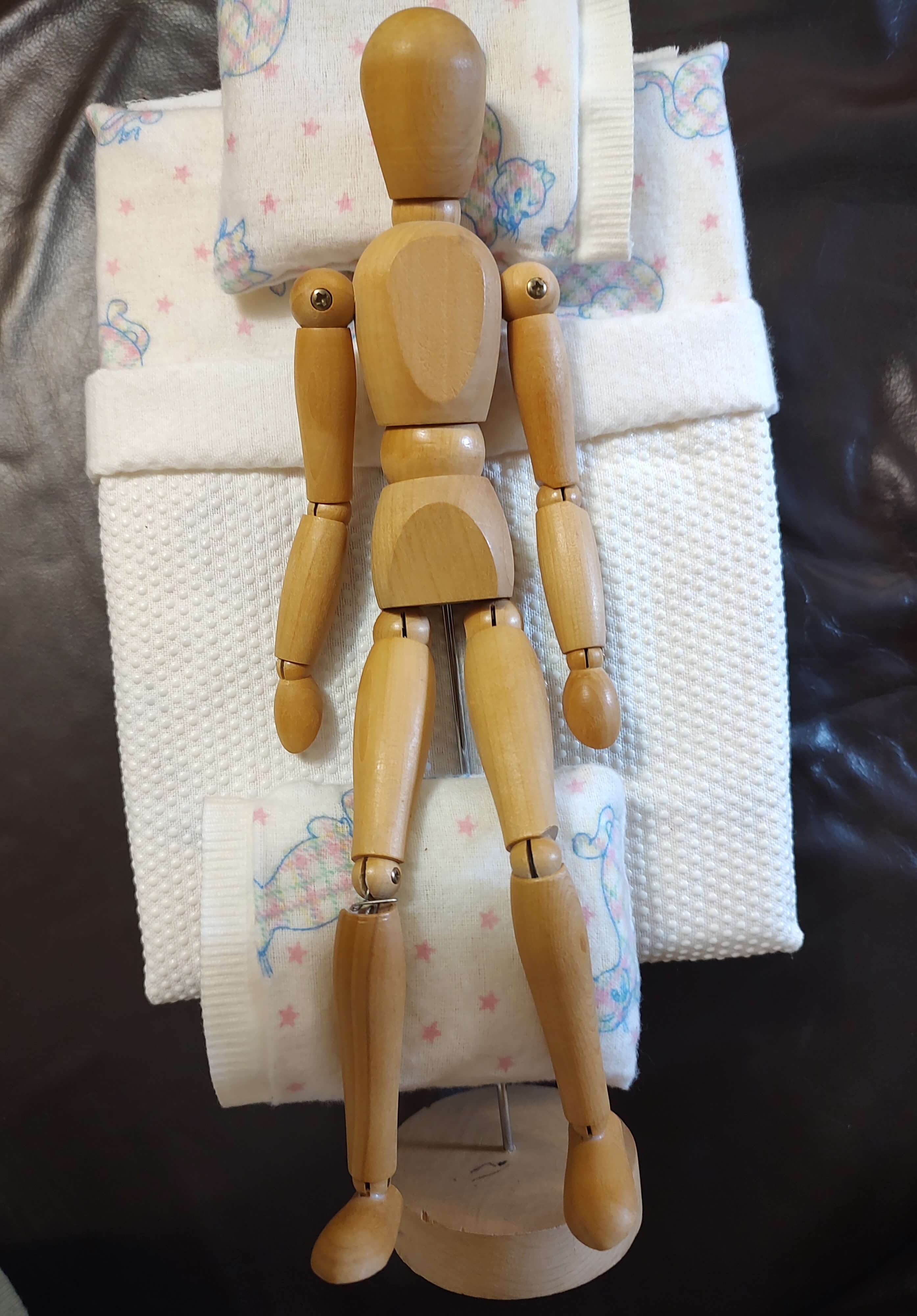 Example of Lying on Back.