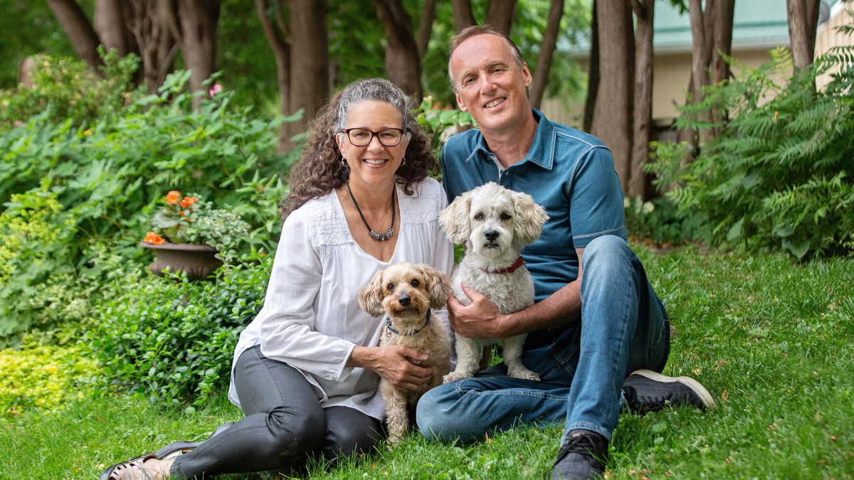 Dr Katharine and her family