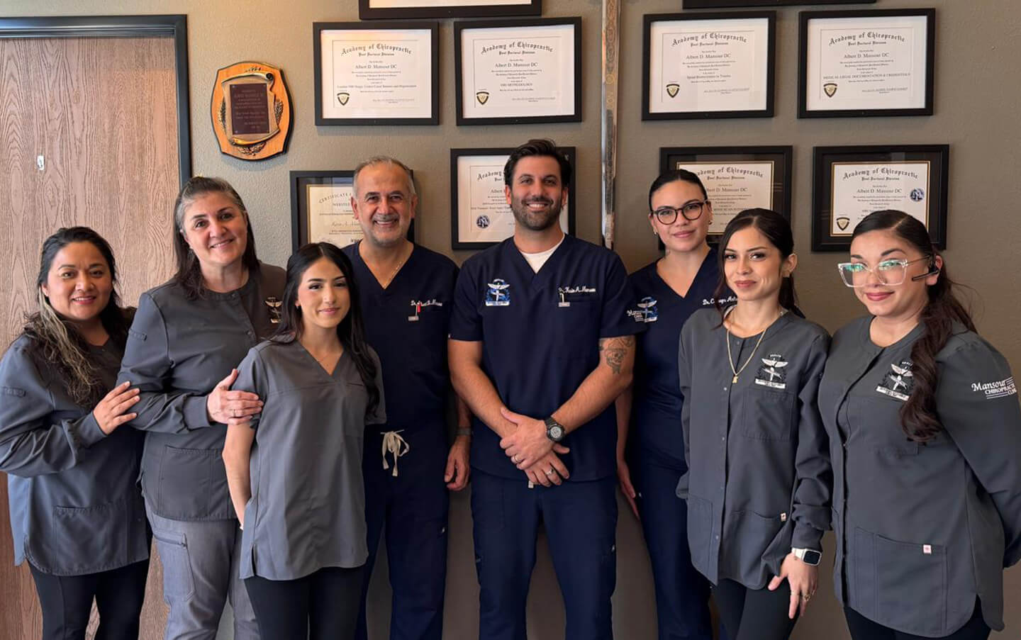 Mansour Chiropractic team