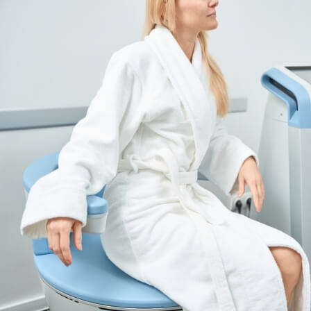 woman sitting in chair
