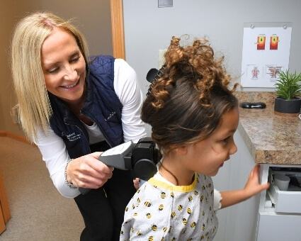 Nerve testing for pediatric patient