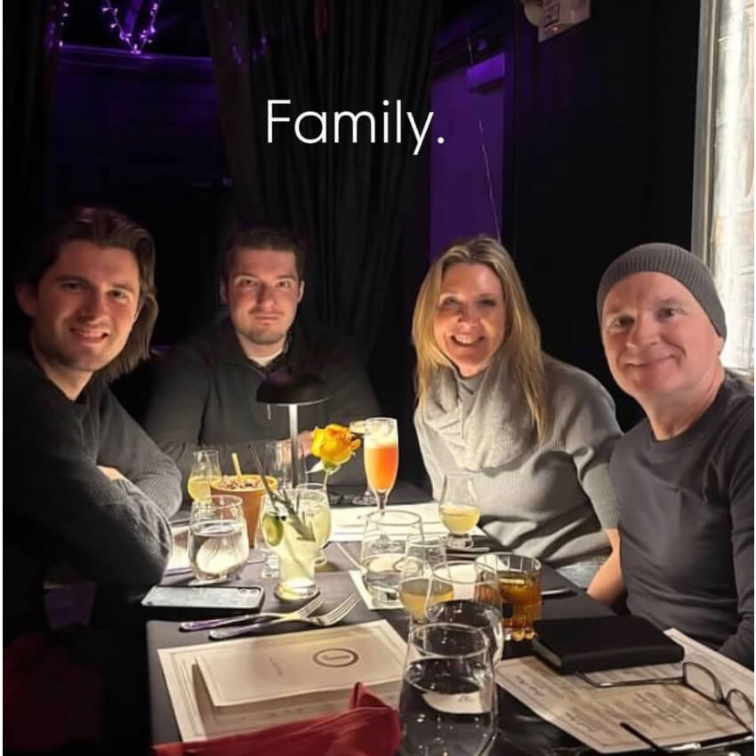 Dr Rich and his family