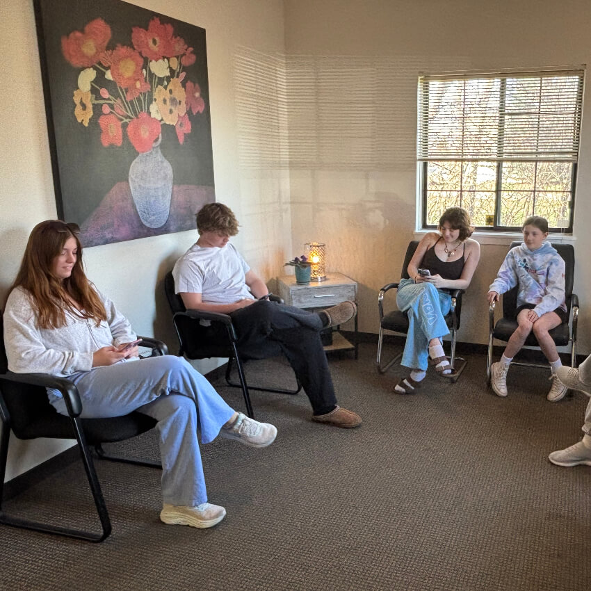 patients in our waiting area