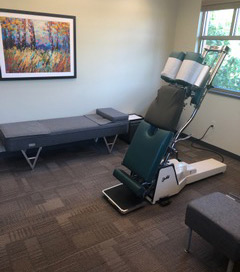 Exam room and adjusting table