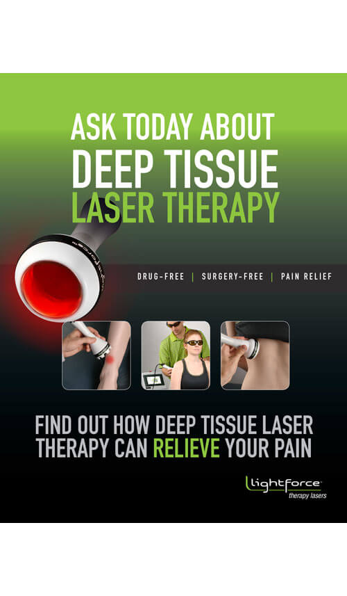 Ask Today how Laser Therapy can help you