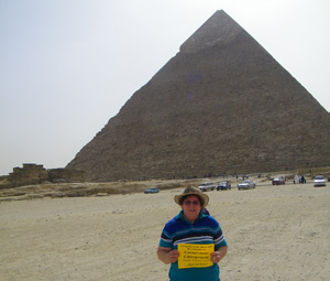 At the Egyptian Pyramids