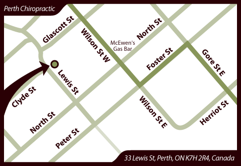 Perth Chiropractic 33 Lewis Street Perth, Ontario K7H 2R4