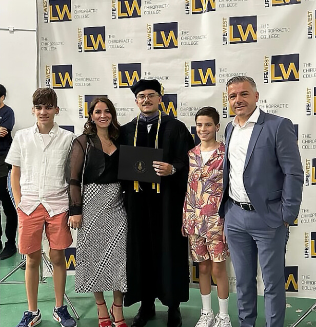 Dr. Reald Markokaj graduation photo