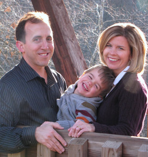 Meet Alpharetta chiropractor, Dr. Richard W. McCann Portrait of chiropractor in Alpharetta,Dr. Richard W. McCann and his family