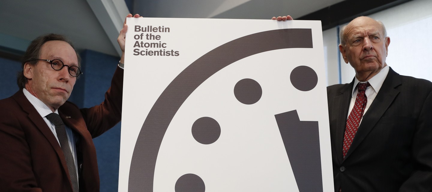 Photo Credit: Circa.com Doomsday Clock, The Bulliten of the Atomic Scientists Reveal 2018
