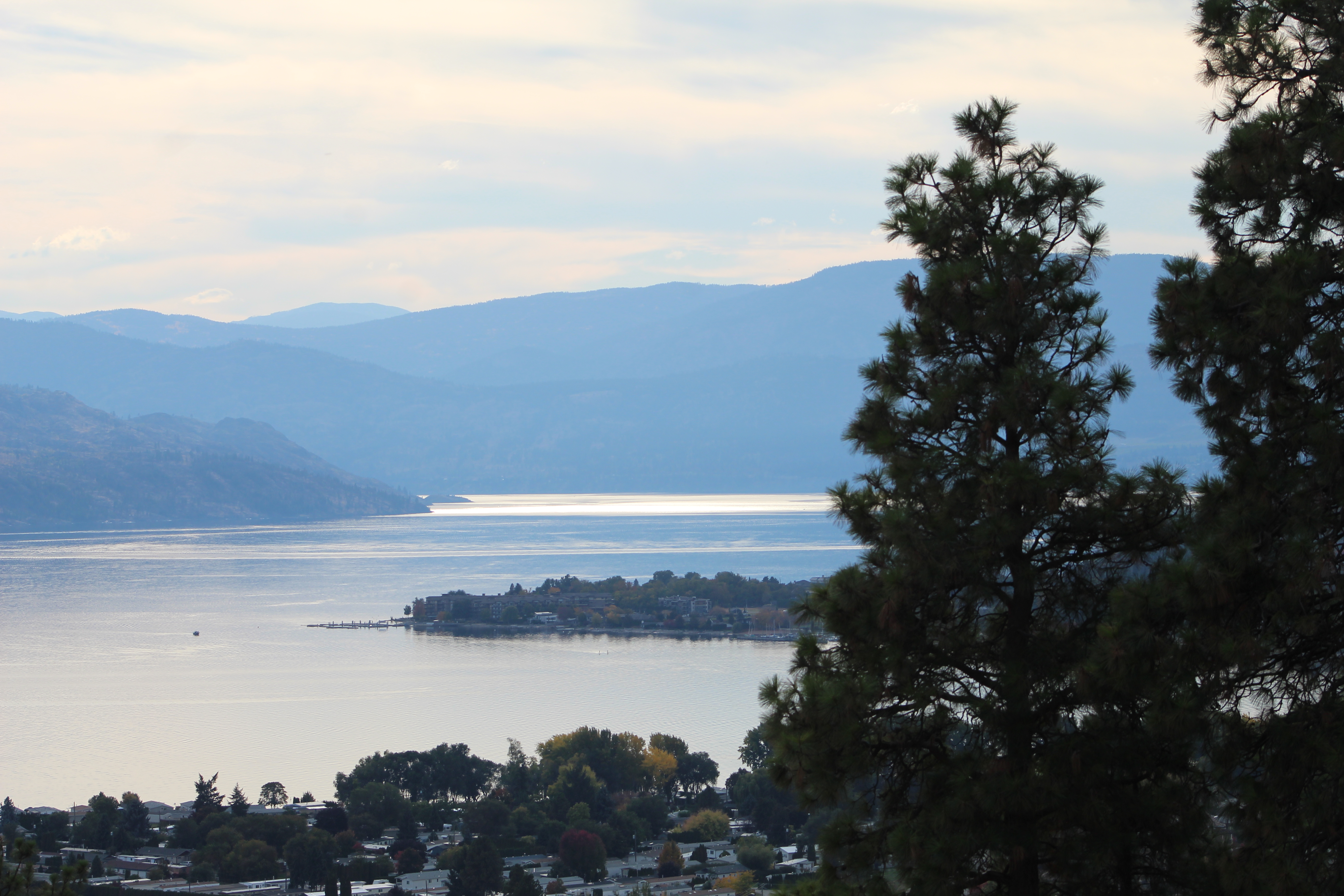 View from Mission Hills Winery Over Lake Okanogan, Kelowna, BC, Ken Swaim