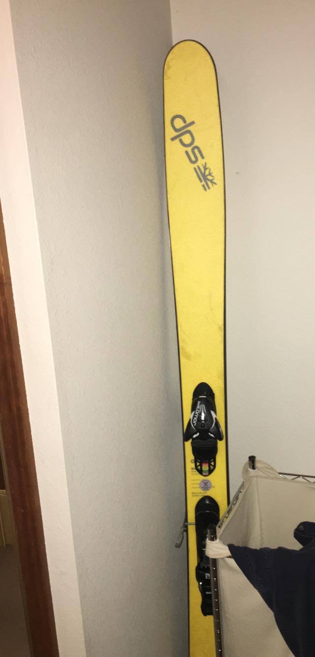 Storing in the bedroom to add to my ski season anticipation!