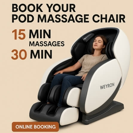 POD massage chair graphic