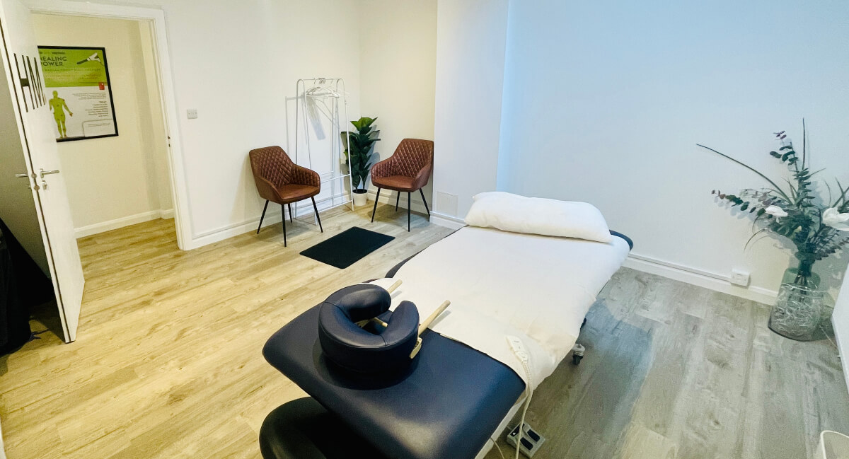 Chiropractic First chiropractic treatmernt room