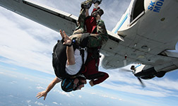 Dr. Vince skydiving
