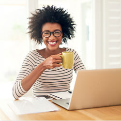 woman with good posture