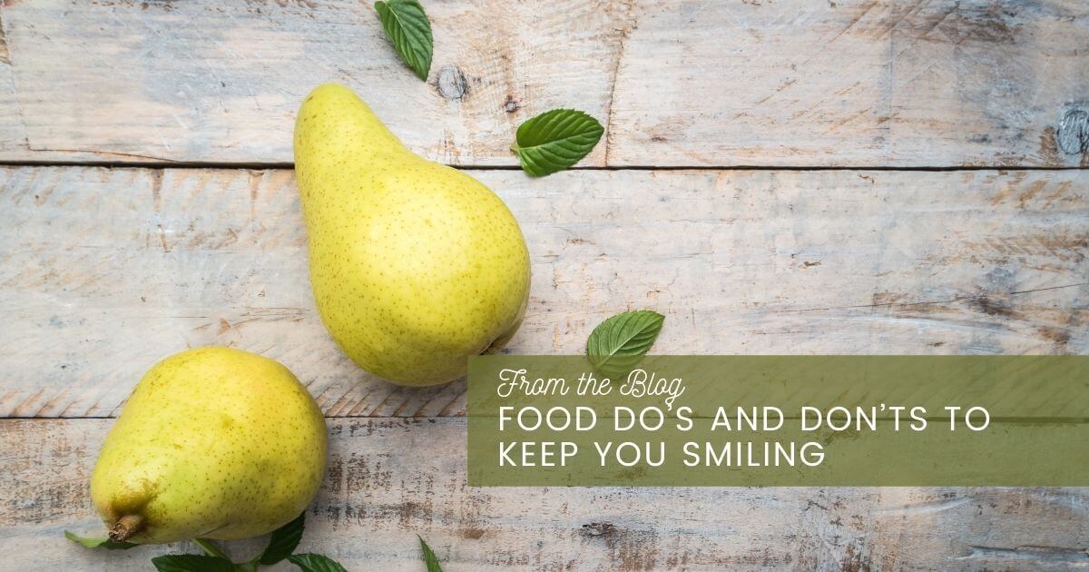 Pears on a table.