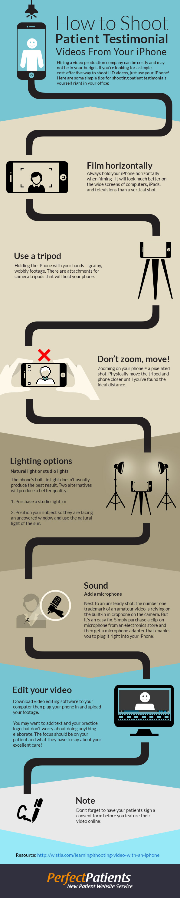 How to shoot patient testimonial videos from your iphone