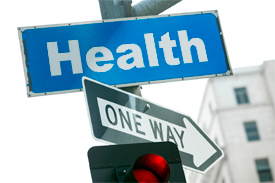 Health street street sign