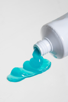 Toothpaste tube leaking