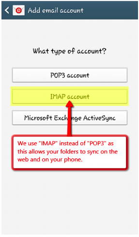 Add Email Account Example
