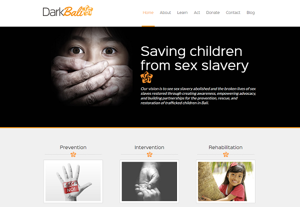 Dark Bali Website