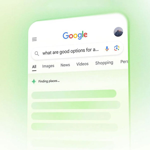 Google screen