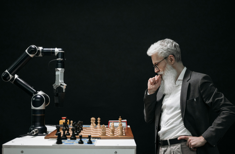 man-with-ai-bot