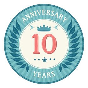 10 years anniversary