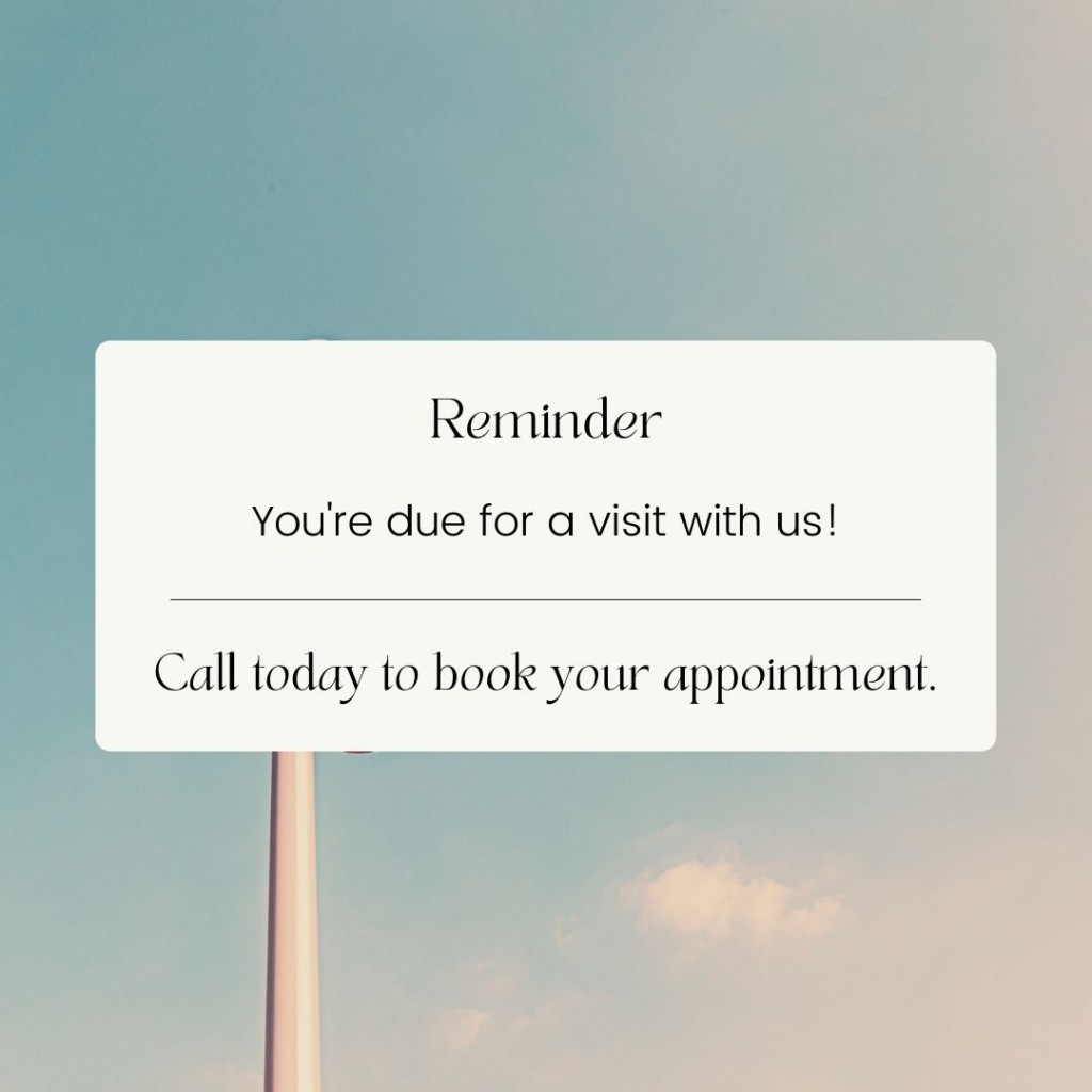 appointment reminder dentist