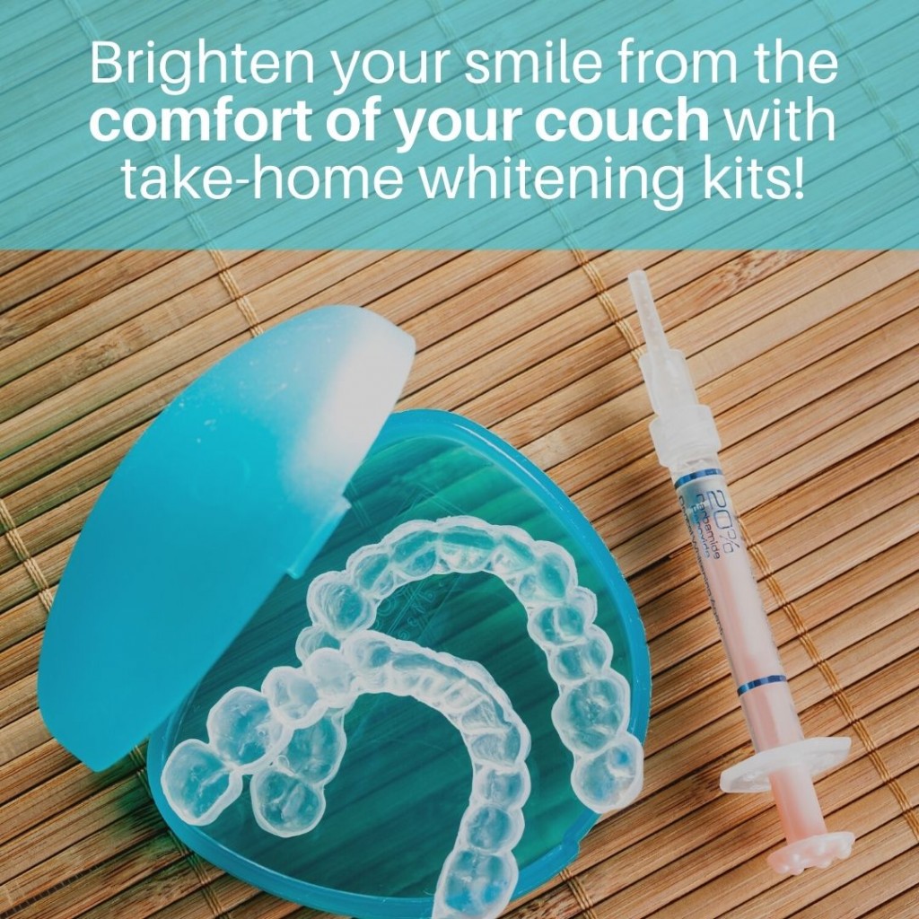 at home whitening