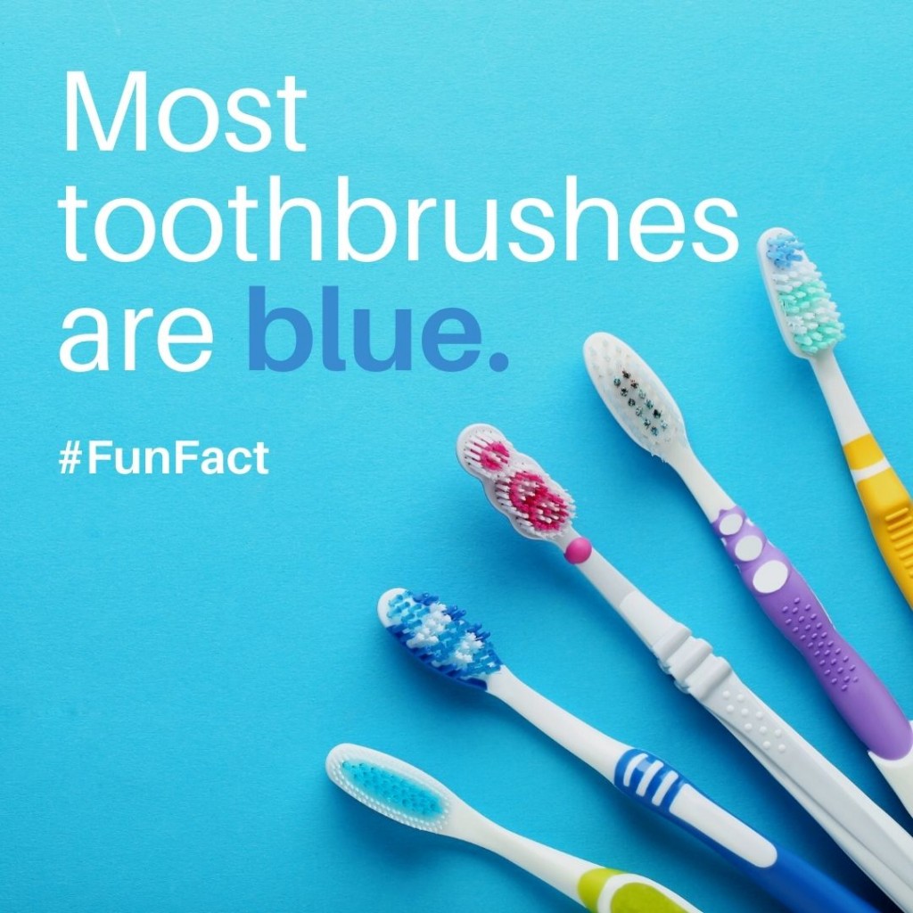 blue toothbrush