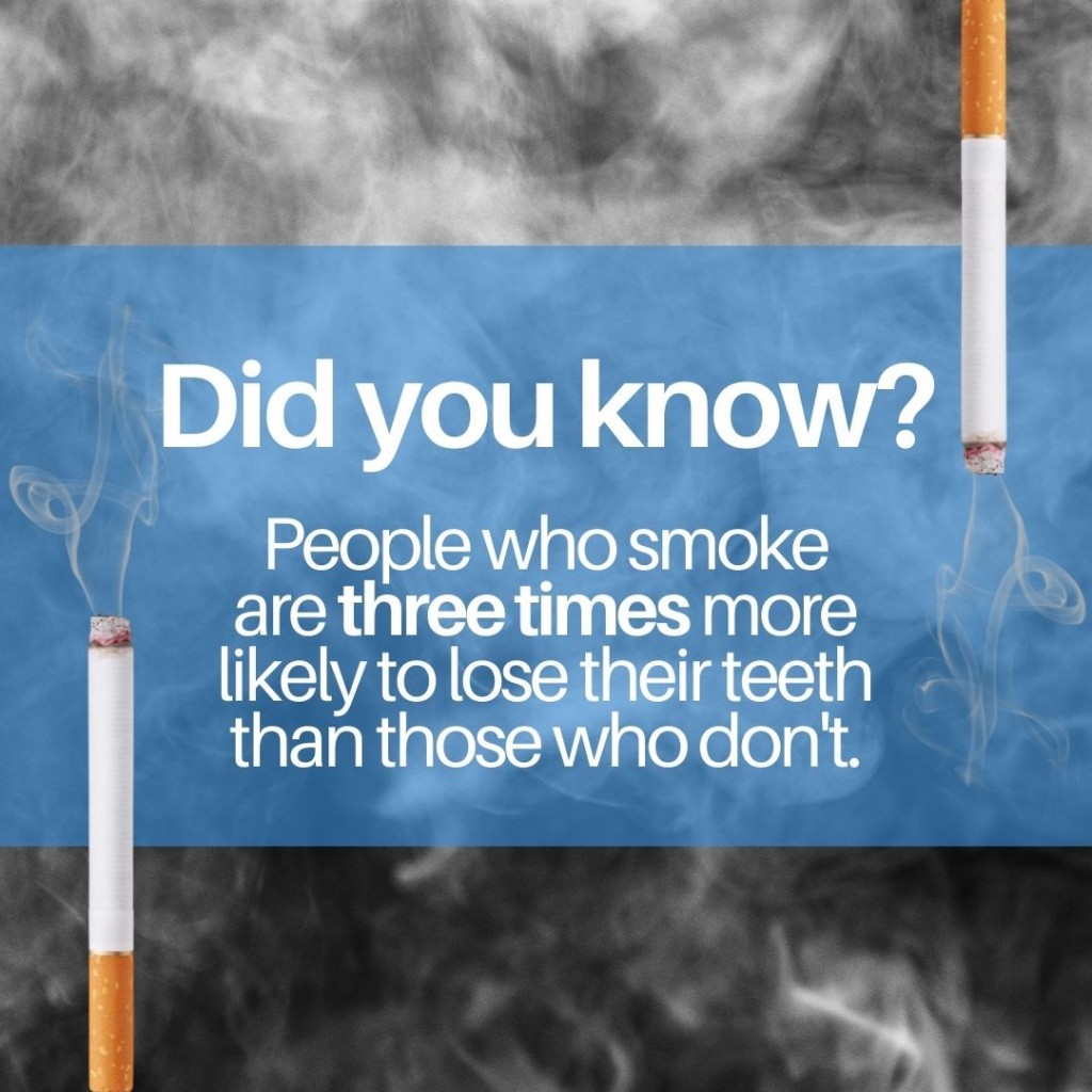 smoking three times