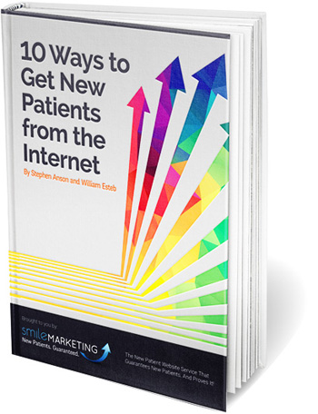 10 Ways to Get New Patients from the Internet eBook cover