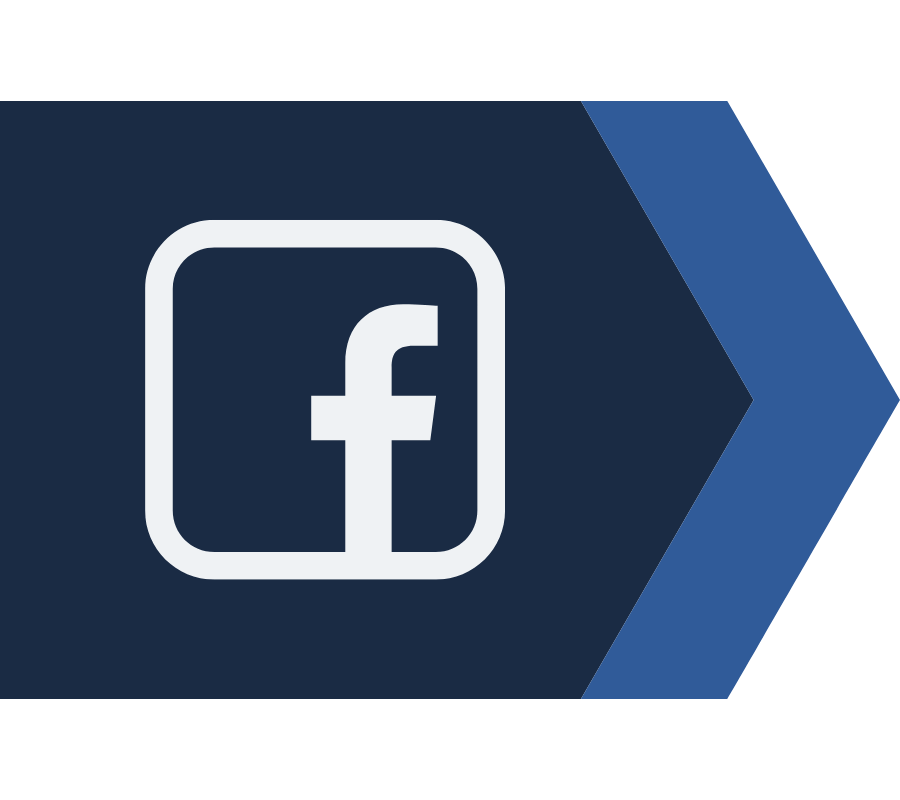 blue arrow facebook