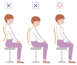 It's often difficult to remember to sit properly, and poor posture is all too common.