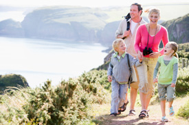 Family Walking Together