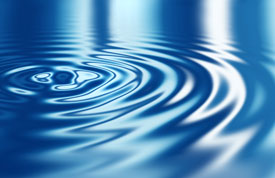 Ripples in water 