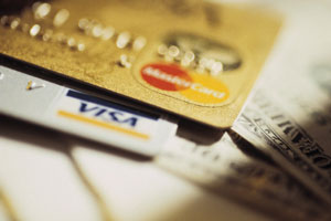 Mastercard and Visa credit cards