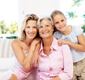 3 generations of women